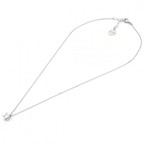 Collana Unoaerre Cubic Zirconia Maxi in argento bianco - UNOAERRE