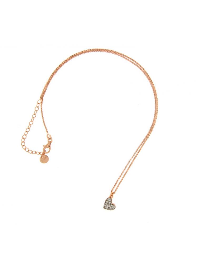 GIROCOLLO ARG 925% CUORE WHITE - RUE DES MILLE