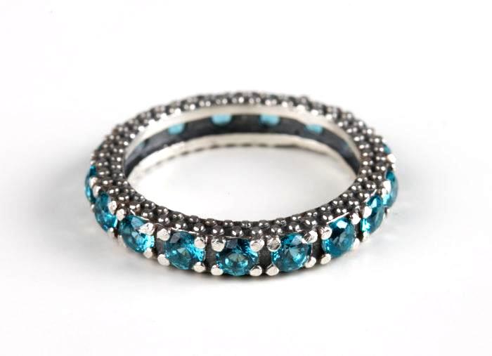 Anello Nelson Mini Marrakech Celeste - NELSON