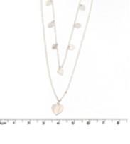 Collana Doppia Con Cuori Alternati - LORENZO SEGONI SILVER