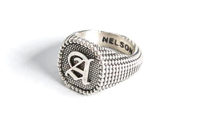 Anello Nelson Bastille Lettera A - NELSON