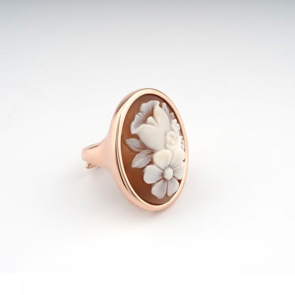 Anello Cameo Italiano Bouquet Maxi - CAMEO ITALIANO