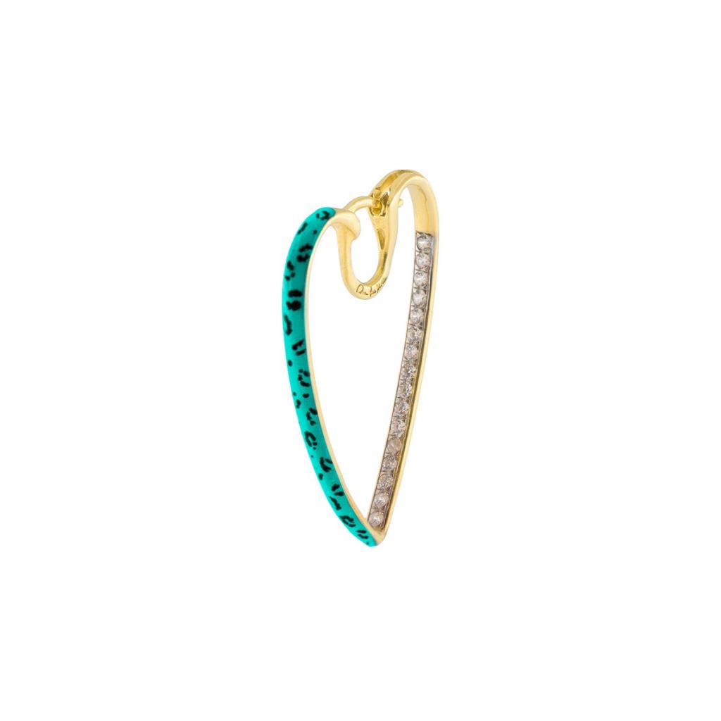 Mono Orecchino Rue Des Mille Cuore Jungle Tribe - RUE DES MILLE