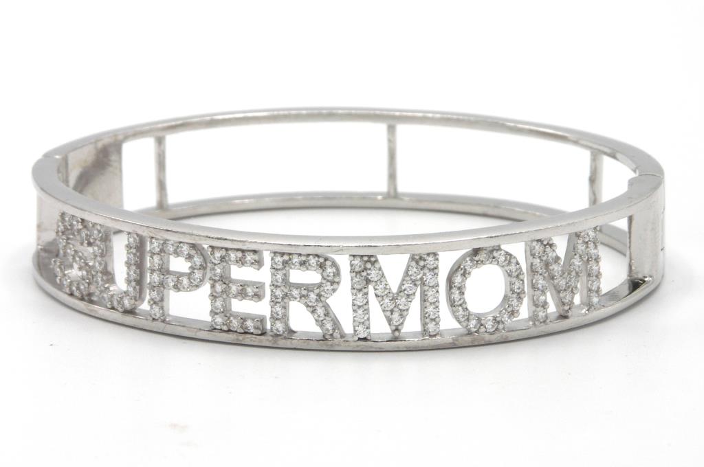Bracciale Rigido Mom - LORENZO SEGONI SILVER