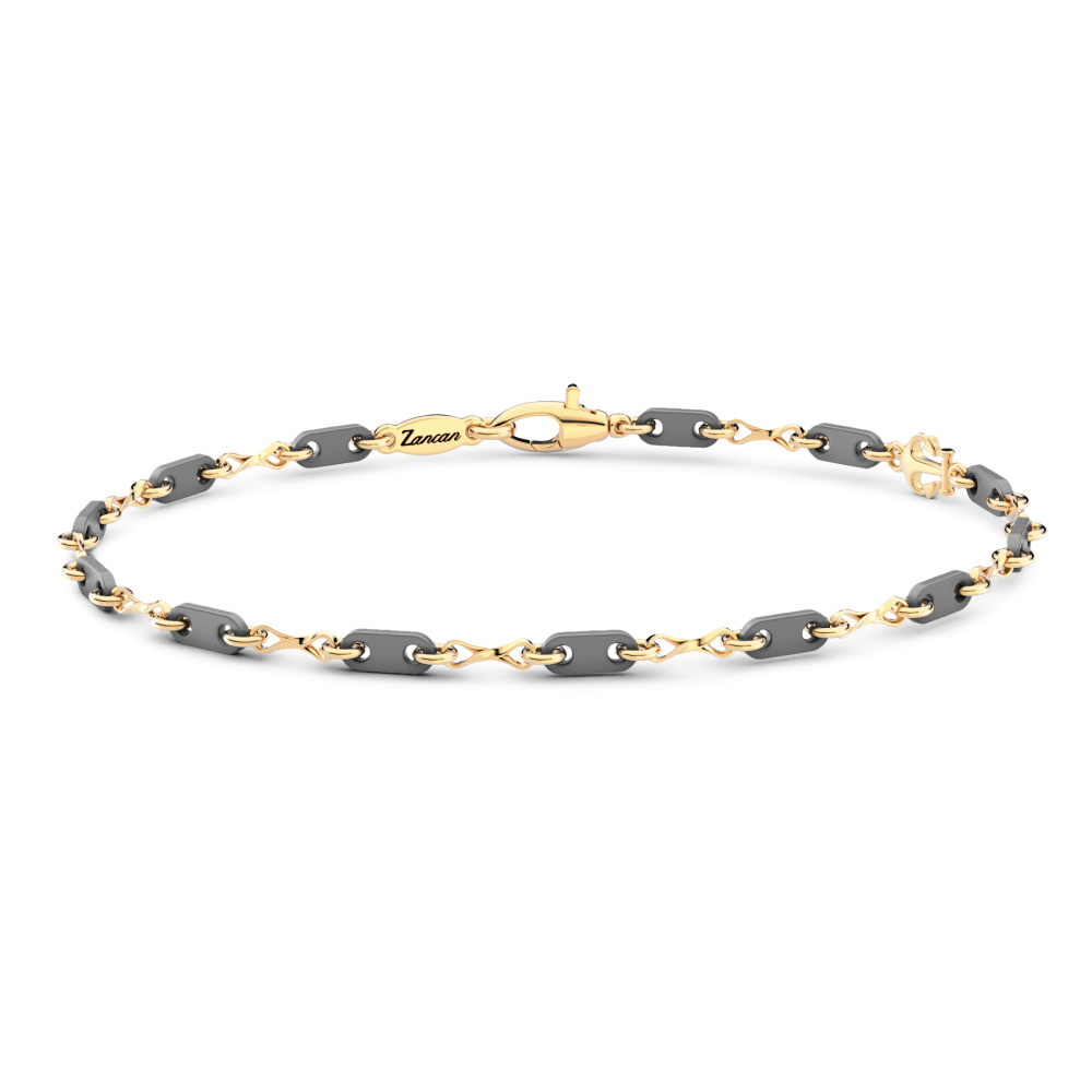 Bracciale Zancan in titanio e oro  - ZANCAN