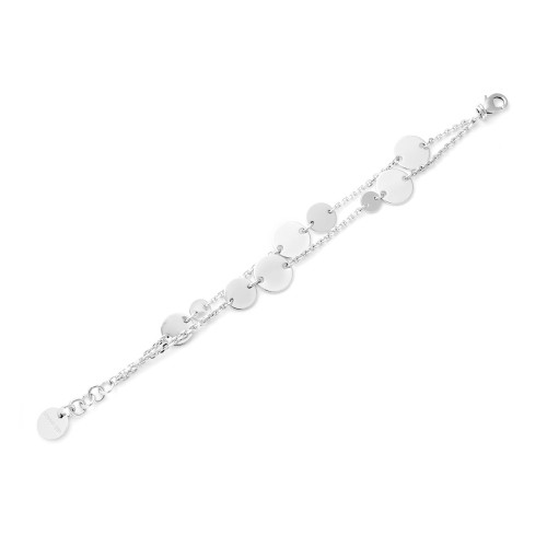 Bracciale con medagliette argentato - UNOAERRE