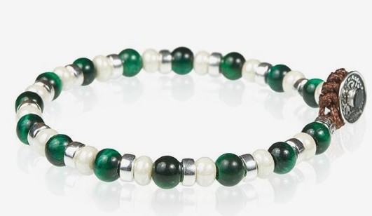 Bracciale Gerba Uomo Lab in Argento Pietre dure 185 - GERBA JEWELS