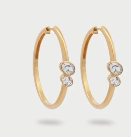 Orecchini Oval Hoop - RUE DES MILLE