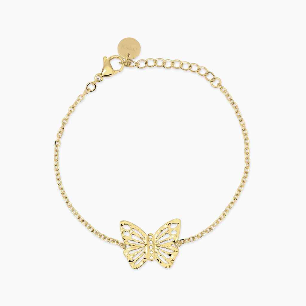 Bracciale dorato con farfalla - KIDULT