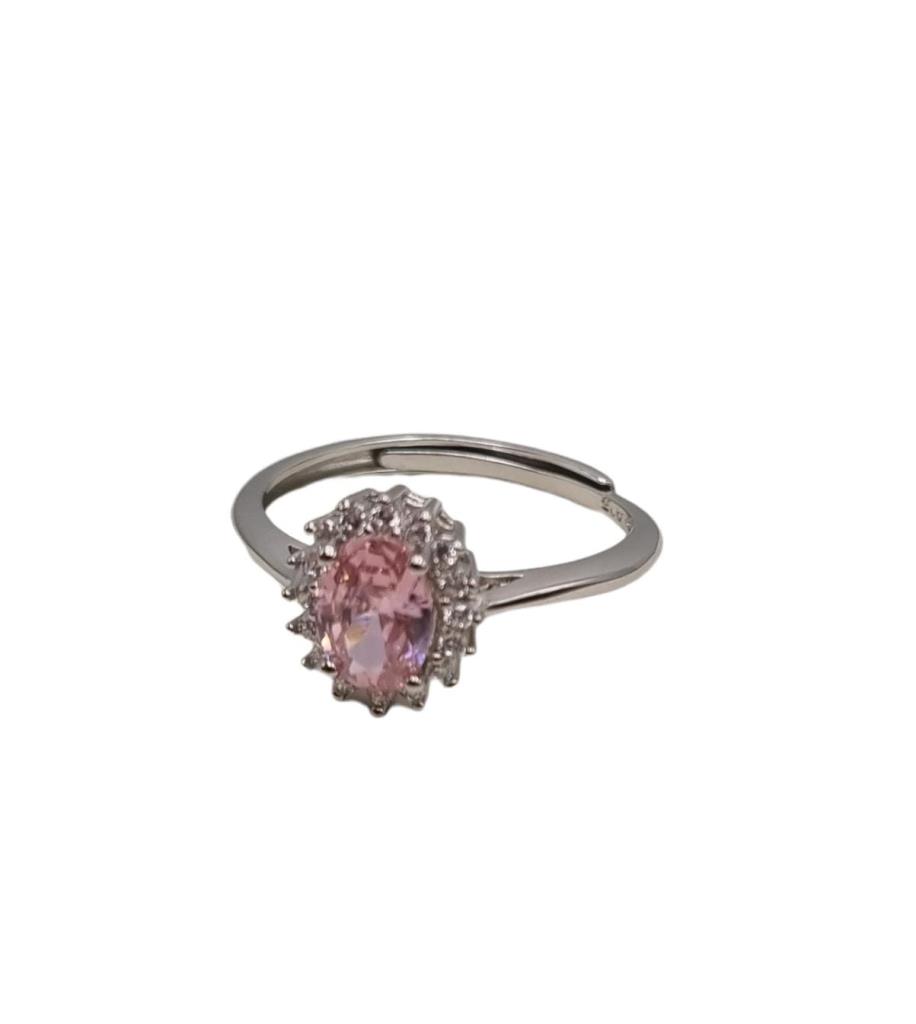 Anello Kate Light Pink Princess - LORENZO SEGONI SILVER