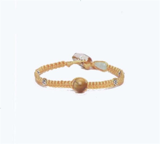 Bracciale Tamashii The Silver and Jade collection in Pietre dure Occhio di tigre - TAMASHII