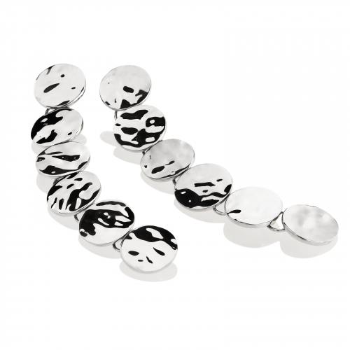 Orecchini Medaglie Unoaerre in argento bianco - UNOAERRE