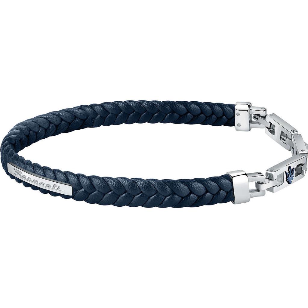 Bracciale Uomo Maserati Intreccio Blu - MASERATI
