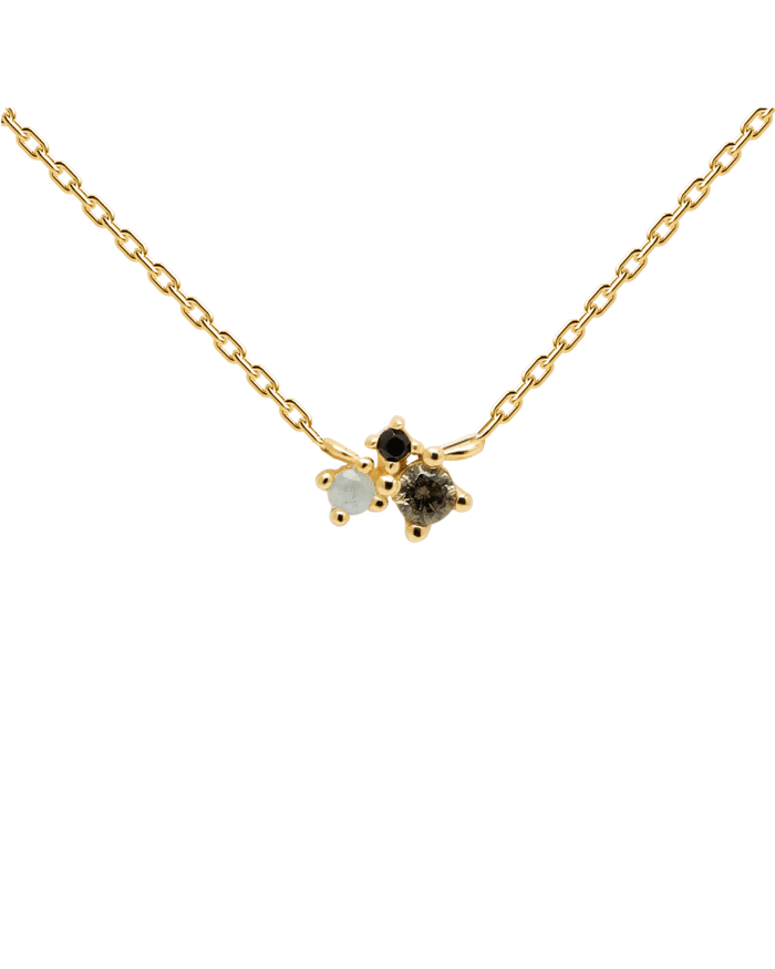 PDPaola Atelier Lime Blush Gold Necklace - PDPAOLA