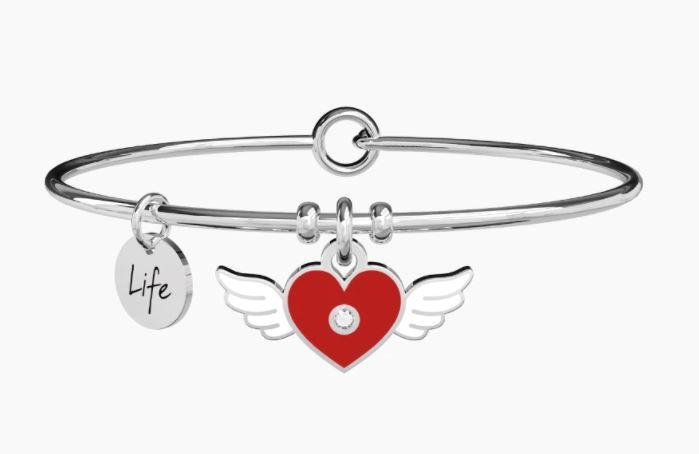 Bracciale Kidult Cuore Con Ali - KIDULT