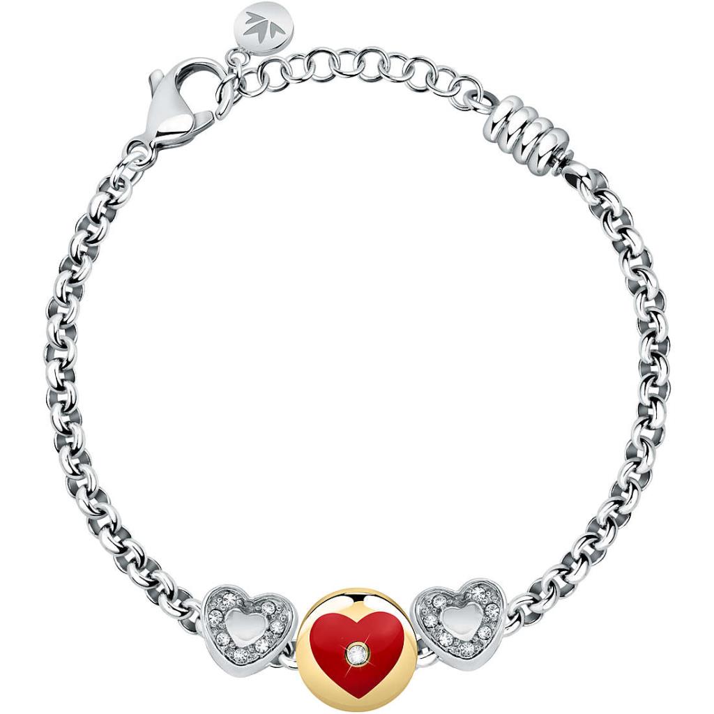 Bracciale Morellato Drops Tris di Cuori - MORELLATO