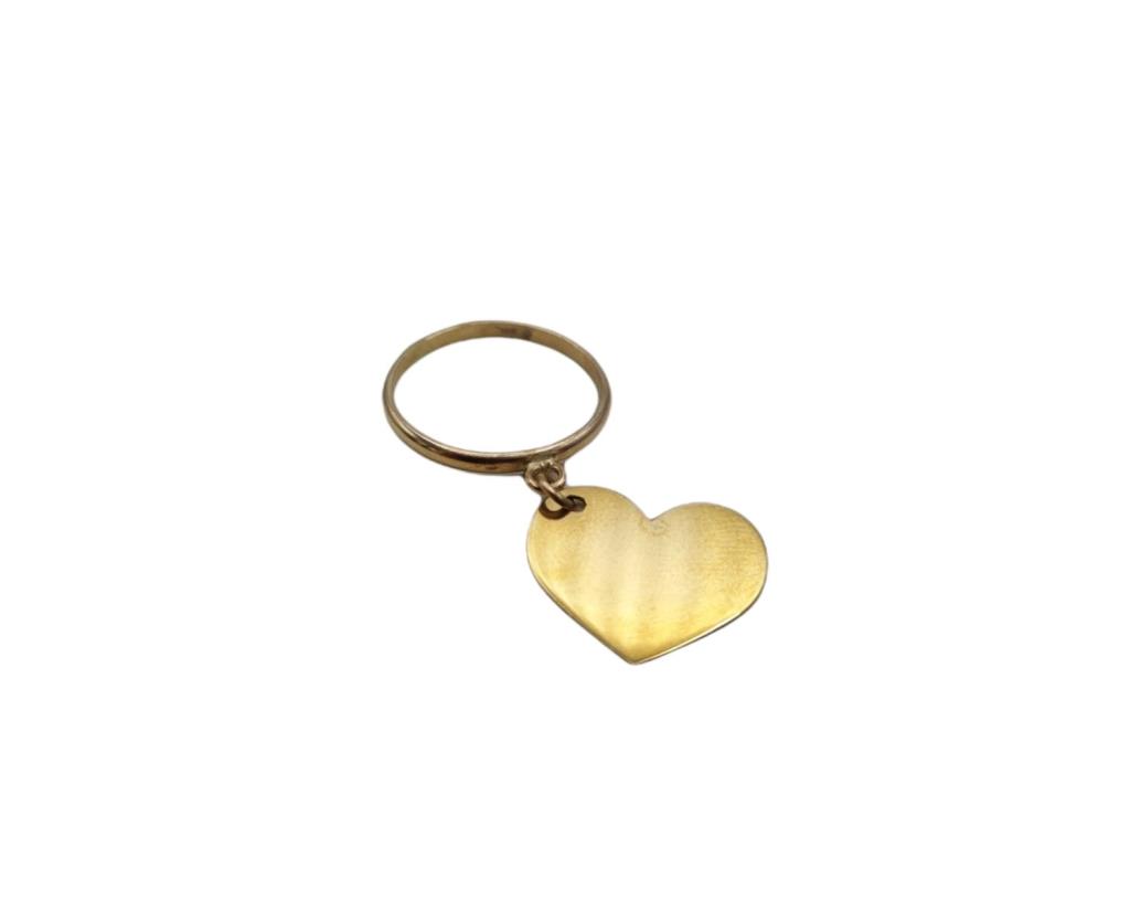 Anello Oro Cuore Pendente - LORENZO SEGONI GOLD