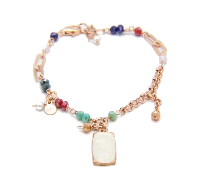 Bracciale Sacramore Firenze Madonnina Smaltata  - SACRAMORE FIRENZE