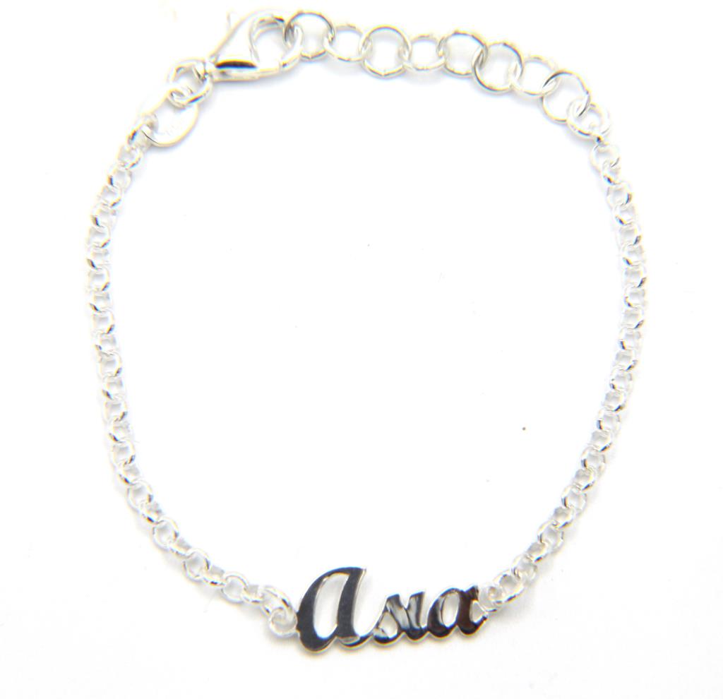 Bracciale Con "Nome" Personalizzabile - LORENZO SEGONI SILVER