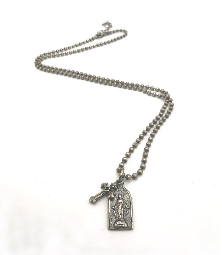 Collana Amantide Madonna e Croce - AMANTIDE