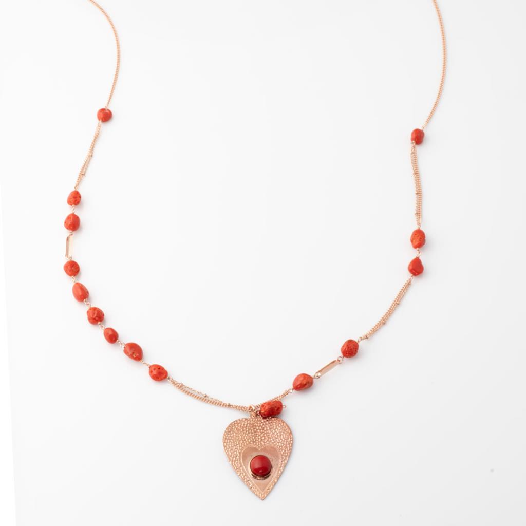 Collana Sacramore Firenze con corallo  - SACRAMORE FIRENZE