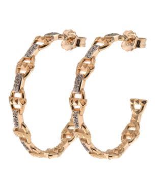 Orecchini Rue Des Mille Maglia Marina - RUE DES MILLE