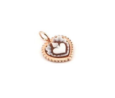 Pendente Cameo Italiano Cuore - CAMEO ITALIANO