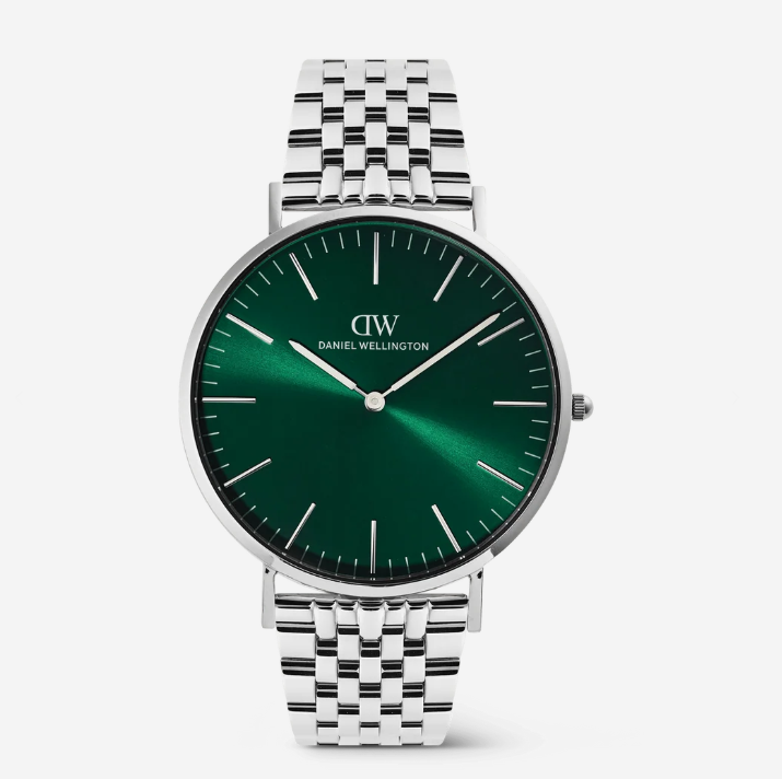 Classic 7-Link Emerald Silver - DANIEL WELLINGTON