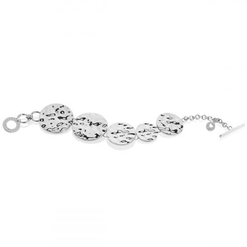 Bracciale Medaglie Unoaerre in argento bianco - UNOAERRE