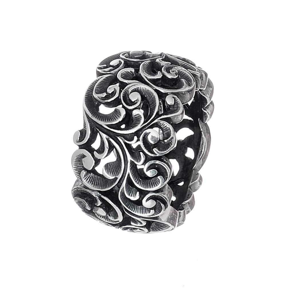 Anello a fascia Maria e Luisa Jewels in Argento Brunito MARIA LUISA Gioielleria Lorenzo Segoni