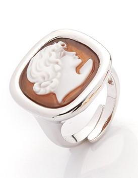 Anello Cameo Italiano Volto di Donna - CAMEO ITALIANO