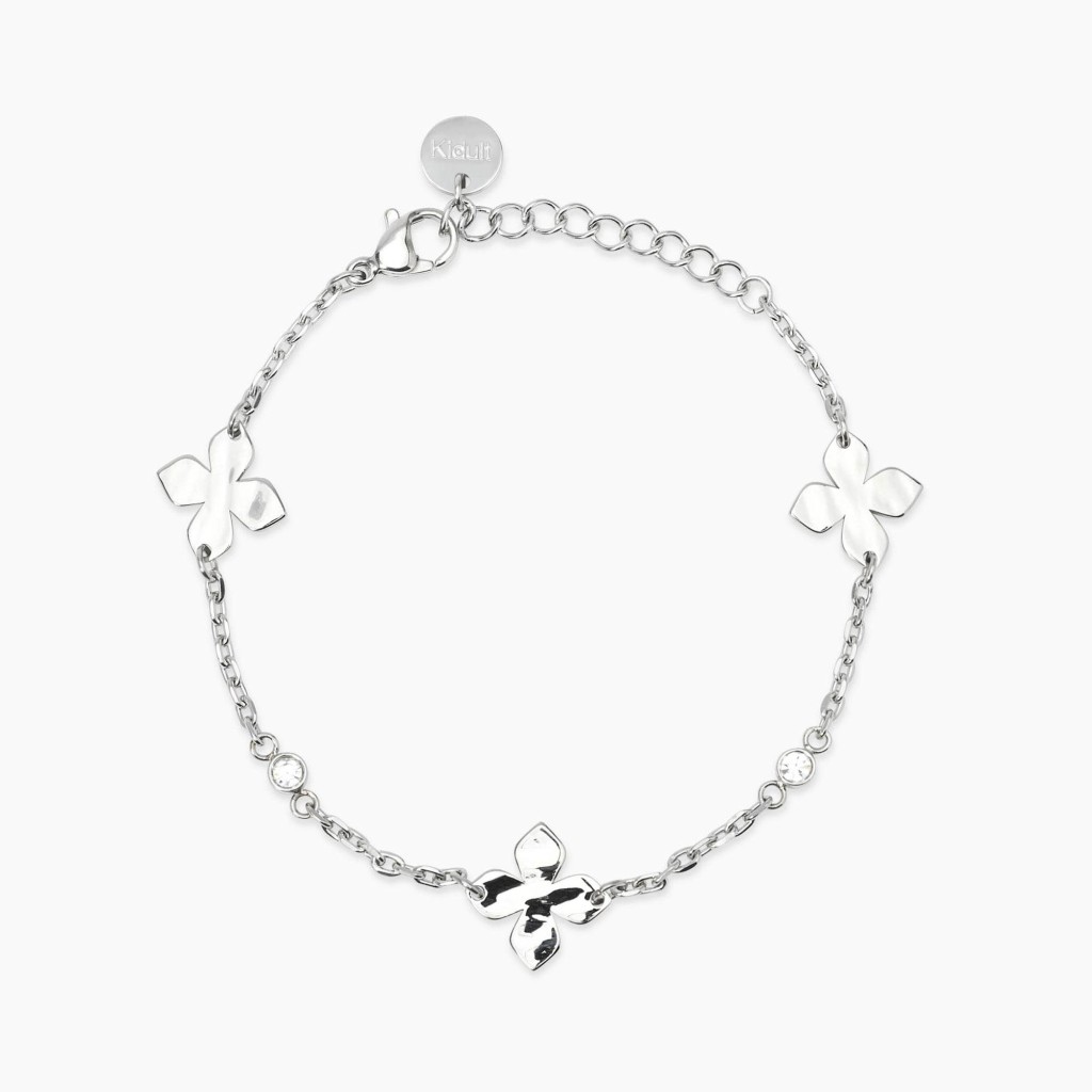 Bracciale regolabile con fiori - KIDULT
