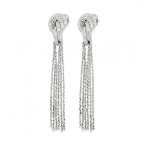 Orecchini Unoaerre in argento bianco - UNOAERRE