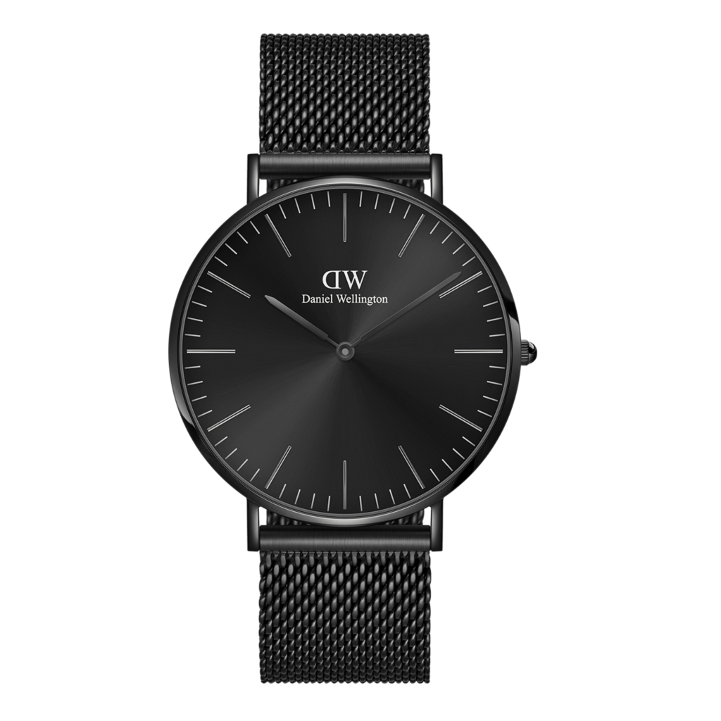 Orologio Daniel Wellington Classic Mesh Onyx Black  DW00100632 - DANIEL WELLINGTON