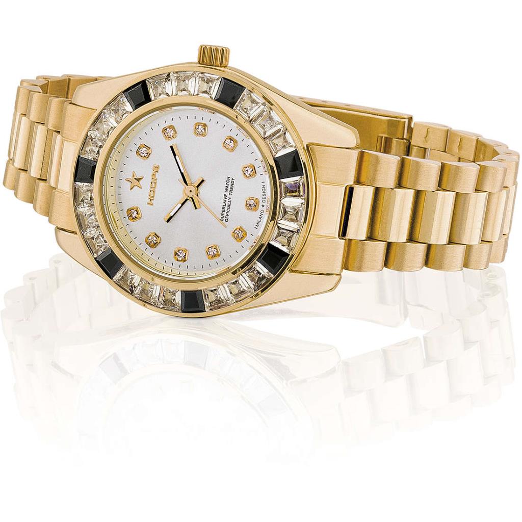 Orologio Hoops Monte Carlo Gold Black & White - HOOPS