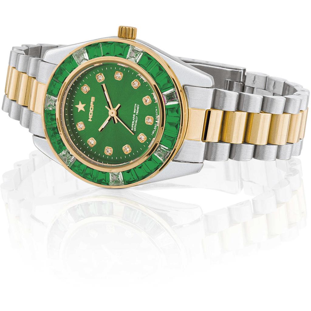Orologio Hoops Monte Carlo Bicolore Green - HOOPS