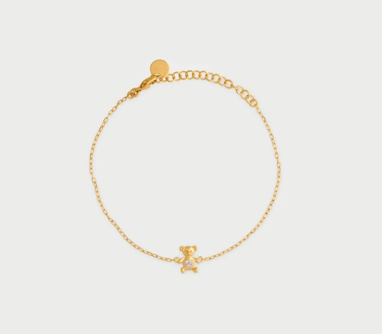 Braccialetto catena e orsetto - Teddy Fancy - RUE DES MILLE
