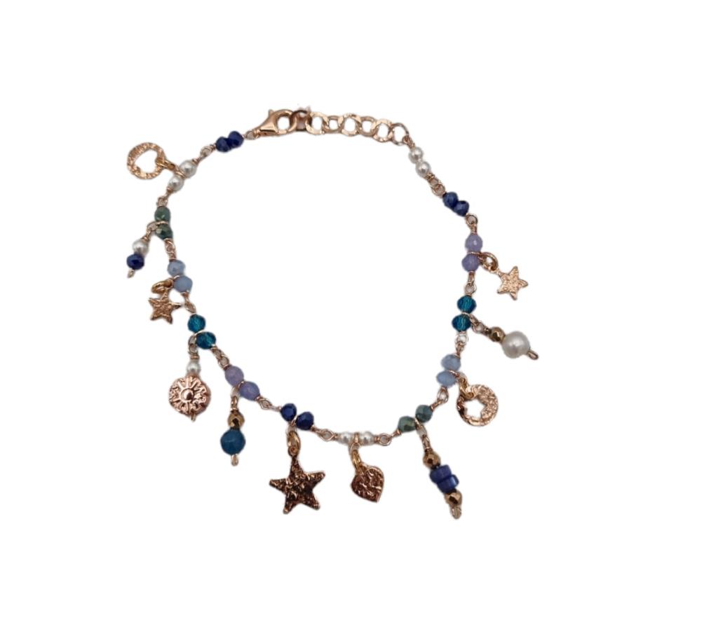 Bracciale Sacramore Firenze Multiciondoli Blu - SACRAMORE FIRENZE