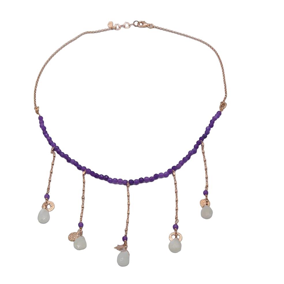 Collana Sacramore Firenze Lace Violet - SACRAMORE FIRENZE