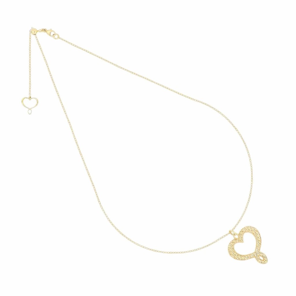 GIROCOLLO CUORE TRAMATO GIALLO PICCOLO - MAMAN ET SOPHIE