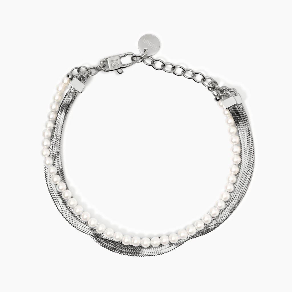 Bracciale con catena e perle conchiglia - KIDULT