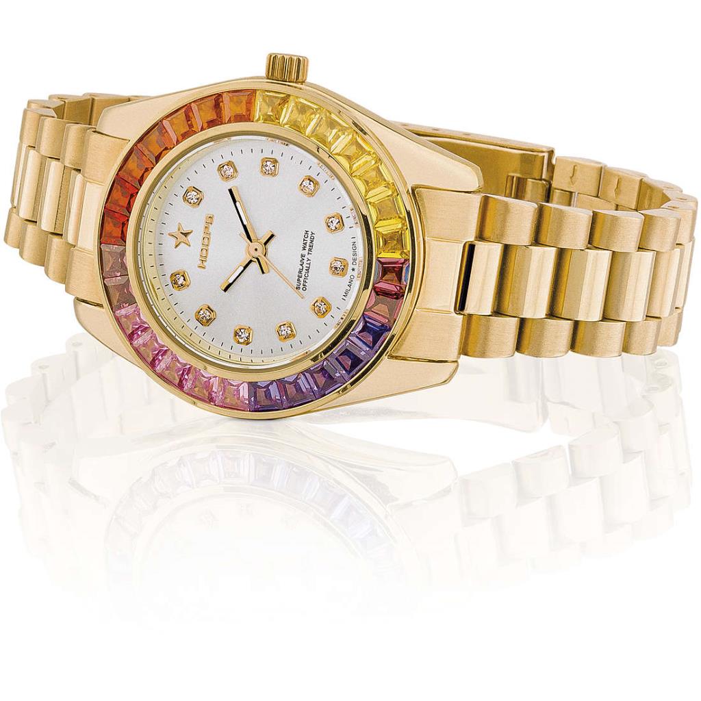 Orologio Hoops Monte Carlo Gold Multicolor - HOOPS