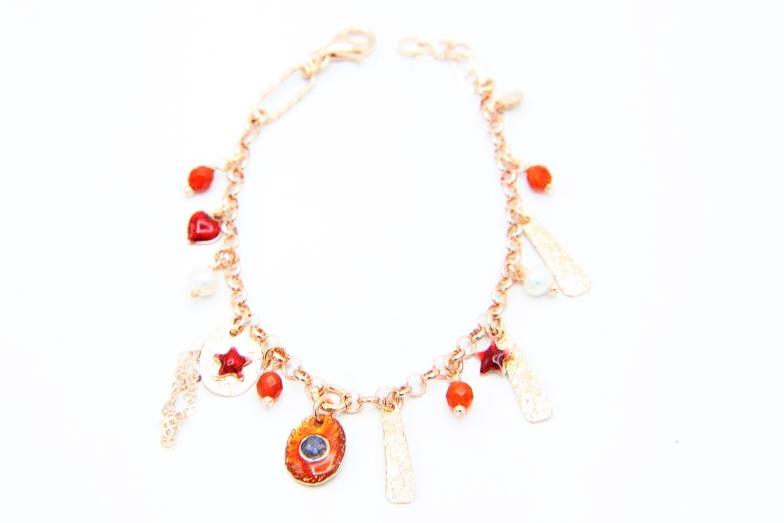 Bracciale Sacramore Firenze Multiciondol arancio - SACRAMORE FIRENZE