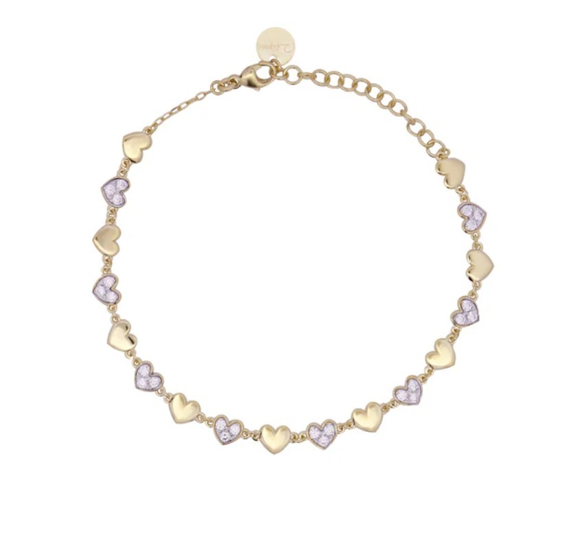 Bracciale con Cuori Alternati - RUE DES MILLE