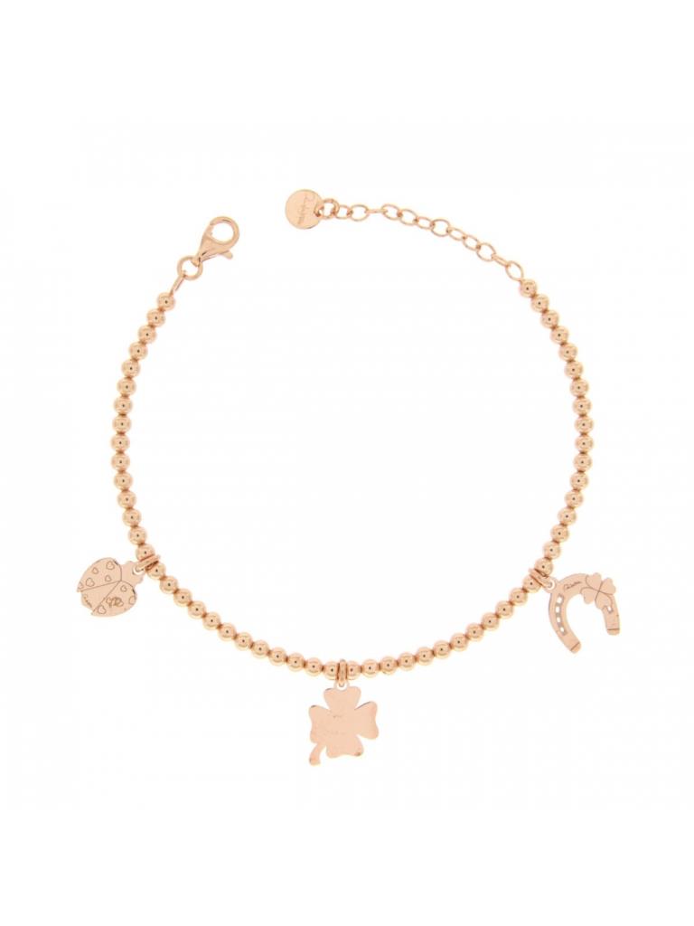 BRACCIALE ARG PALLINI E SOGGETTI TIT 925% FORTUNA - RUE DES MILLE