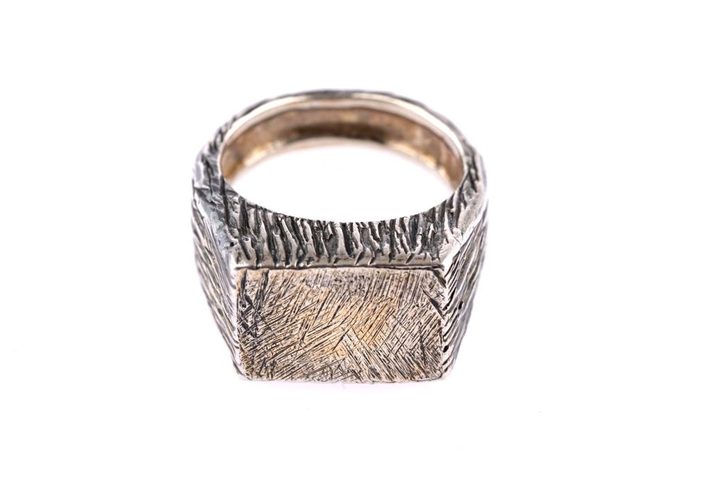 Anello Amantide Scudo Quadrato - AMANTIDE