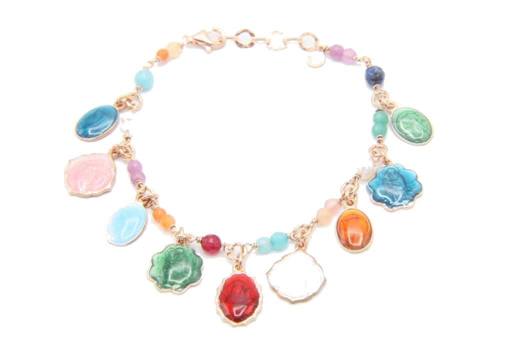 Bracciale Sacramore Firenze Madonnine Multicolor - SACRAMORE FIRENZE