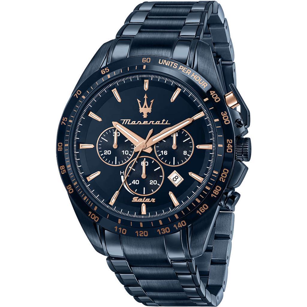 Orologio Cronografo Uomo Maserati Solar Blue - MASERATI