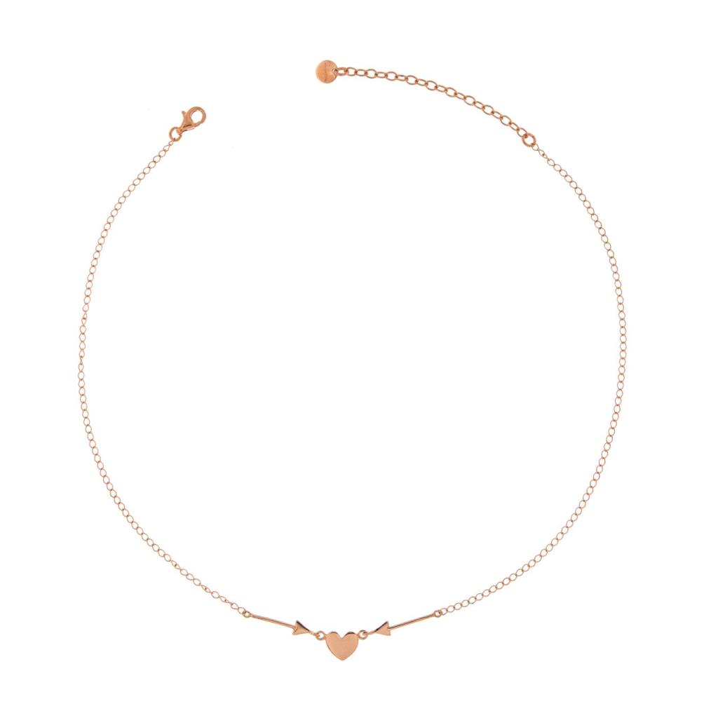 Girocollo Rue Des Mille con cuore-freccia centrale - RUE DES MILLE