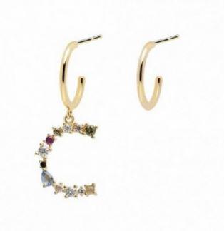 Orecchini P D Paola Iniziale C - PDPAOLA